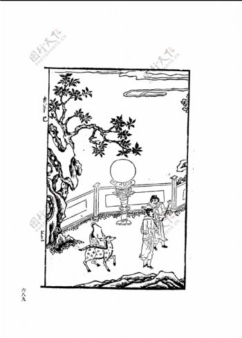 中国古典文学版画选集上下册0717