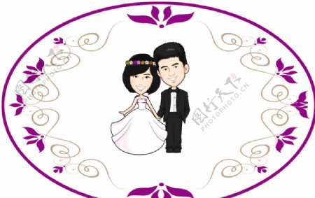 婚礼小人logo