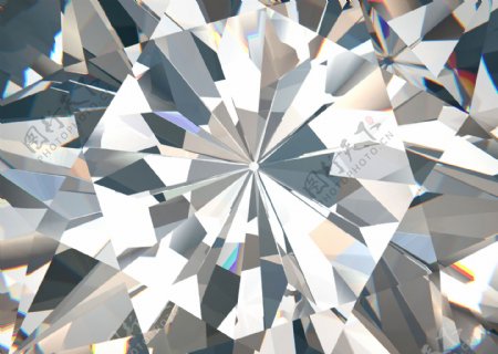 水晶多边形钻石图片
