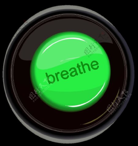 呼吸图标按钮