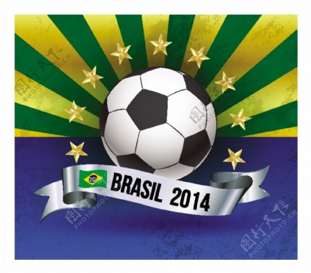 巴西世界杯怀旧海报