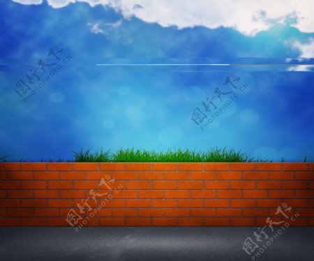 砖围墙