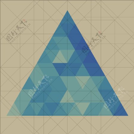 三角形背景图片