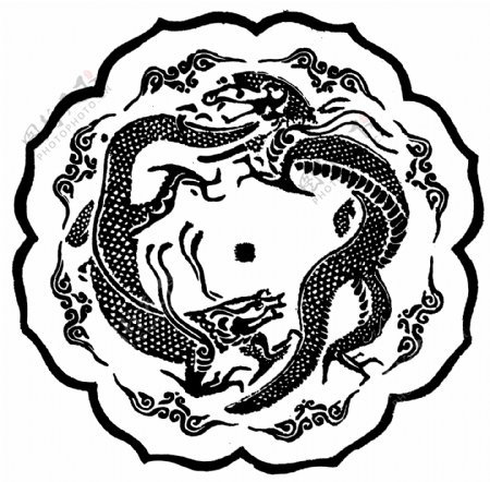 龙凤图案两宋时代图案中国传统图案09