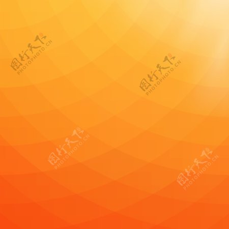 橙色和黄色色调的几何背景