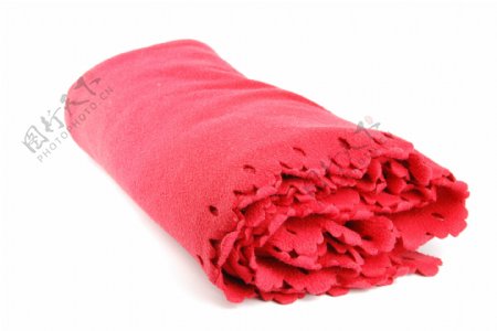 红色的毯子
