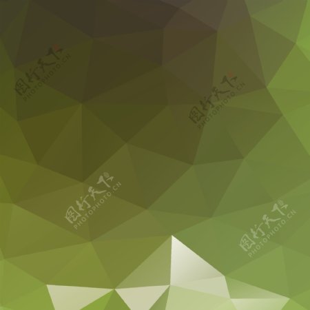 灰绿色三角形多边形背景