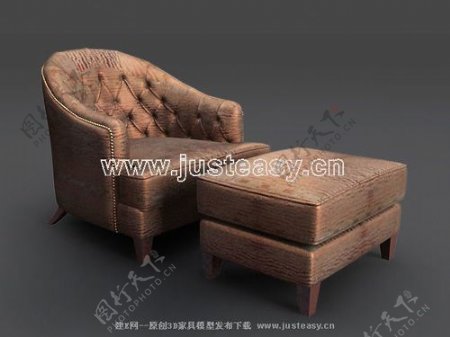 欧洲褐单人沙发单人沙发沙发椅沙发S