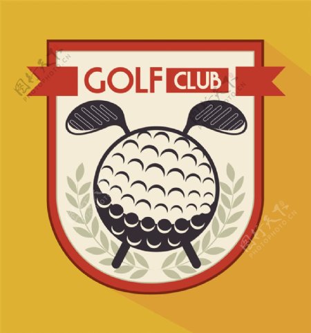 高尔夫球徽标图片