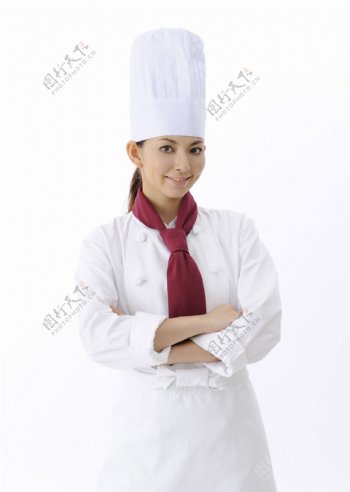 美女厨师图片