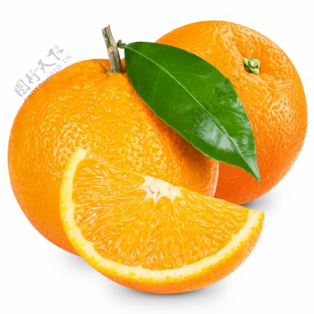 橙子与橙子切片