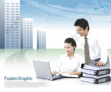 商务行业人物插图分层素材PSD格式0010