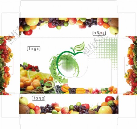 水果箱水果包装苹果箱图片
