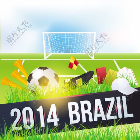 创意巴西世界杯海报