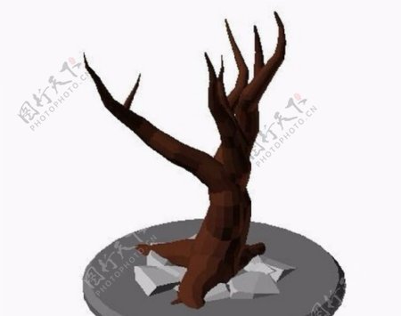 死亡的树3D打印模型