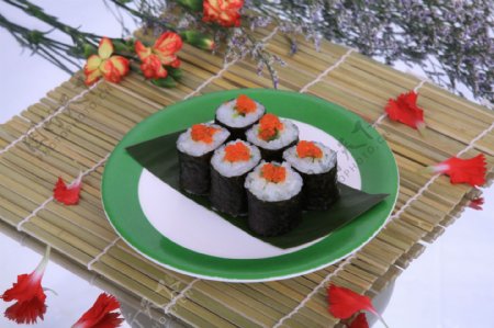 海草小卷寿司图片