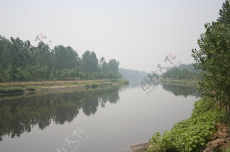 卫河河道图片