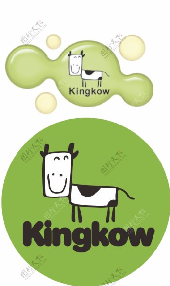 kingkow小笑牛logo图片