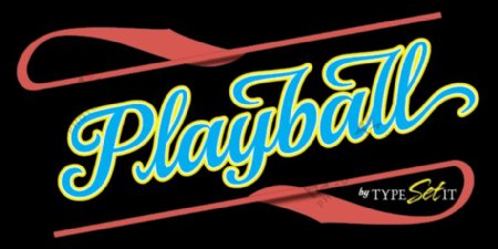 playball字体