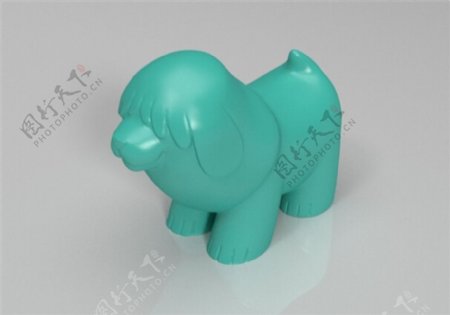 小哈巴狗3D打印模型