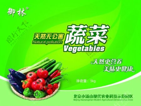 无公害蔬菜宣传海报psd素材