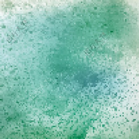 艺术水彩纹理绿松石