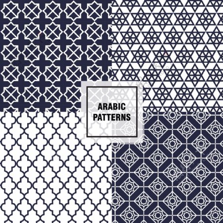 多边形的阿拉伯图案