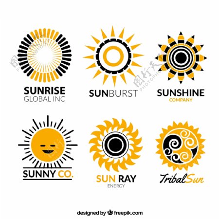 创意太阳标志