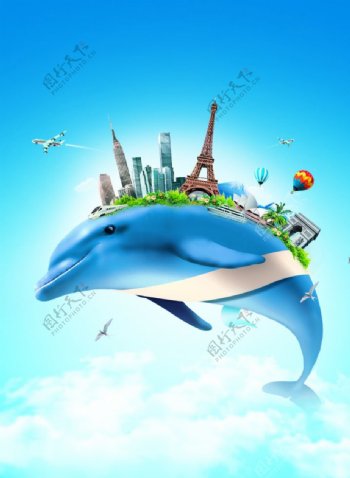飞翔的海豚