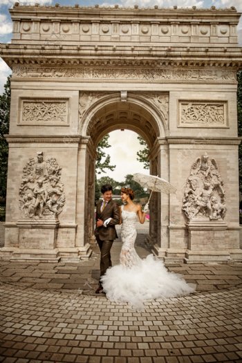 世界公园婚纱样片