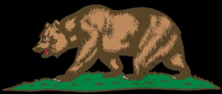 加利福尼亚国旗熊和情节