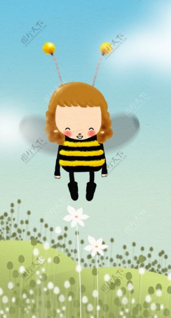 快乐的蜜蜂