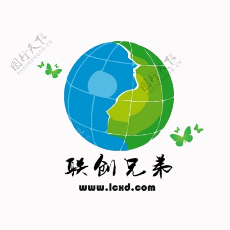 绿色能源logo标志地球环保