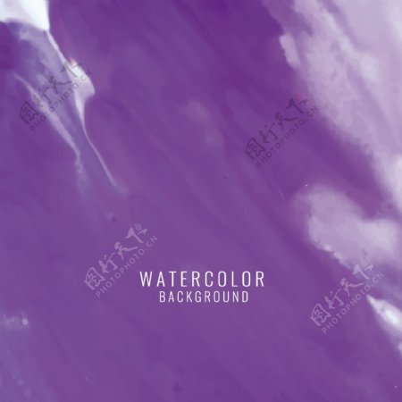 紫色背景与水彩纹理