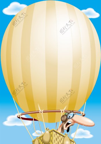 热气球升空图