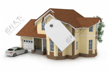 豪华3D别墅建筑模型