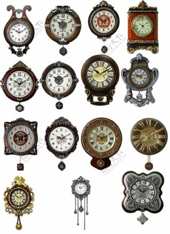 欧式古典钟表图片大全