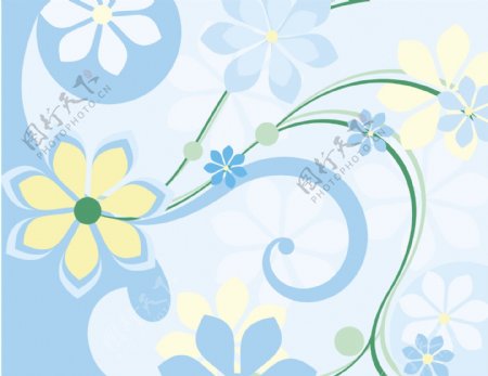 花卉花纹背景图案设计