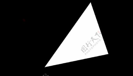 三角面球变换标志AE模板