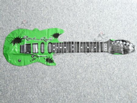 绿色的吉他贴