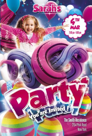 Party聚会PSD海报