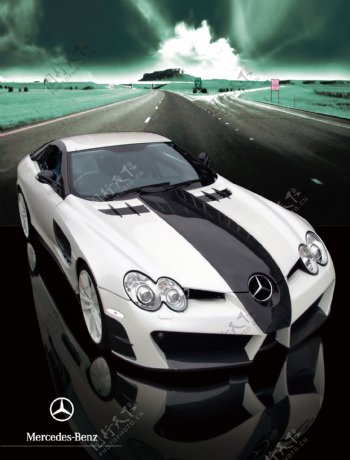 奔驰Benz汽车广告汽车海报