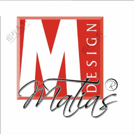 字母M矢量logo