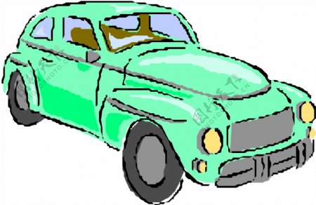 汽车小轿车矢量素材EPS格式0356