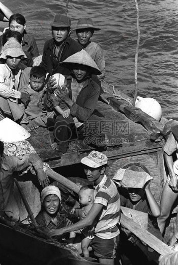 船只上的越南难民