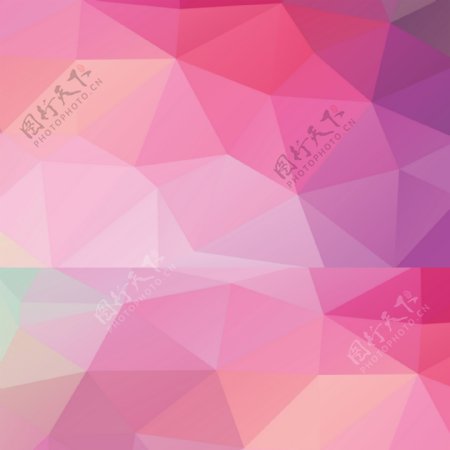 粉色3d立体菱形背景