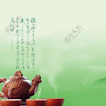 茶叶茶壶古典中国风