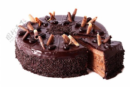 巧克力蛋糕背景