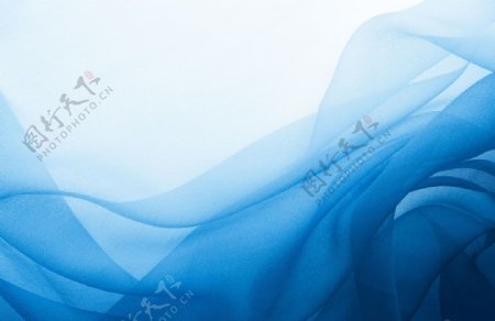 蓝色纱巾背景图片