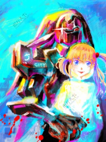 机器人与少女